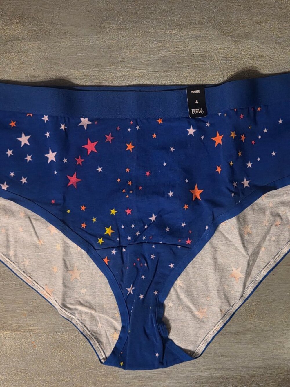 Torrid Curve Patriotic Hipster Panties, Plus Size 4 NWT